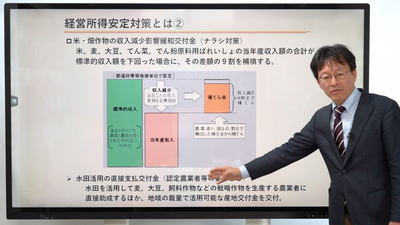農業者を支援する施策について